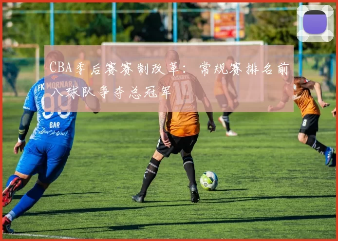 CBA季后赛赛制改革：常规赛排名前八球队争夺总冠军