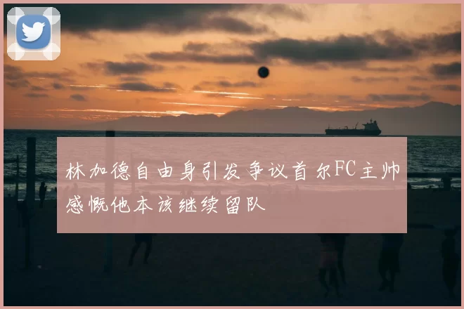 林加德自由身引发争议首尔FC主帅感慨他本该继续留队